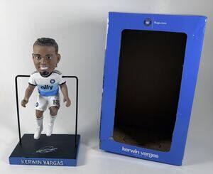 2025 Charlotte FC Kerwin Vargas Bobblehead MLS Soccer BDA Sports W Box 7”